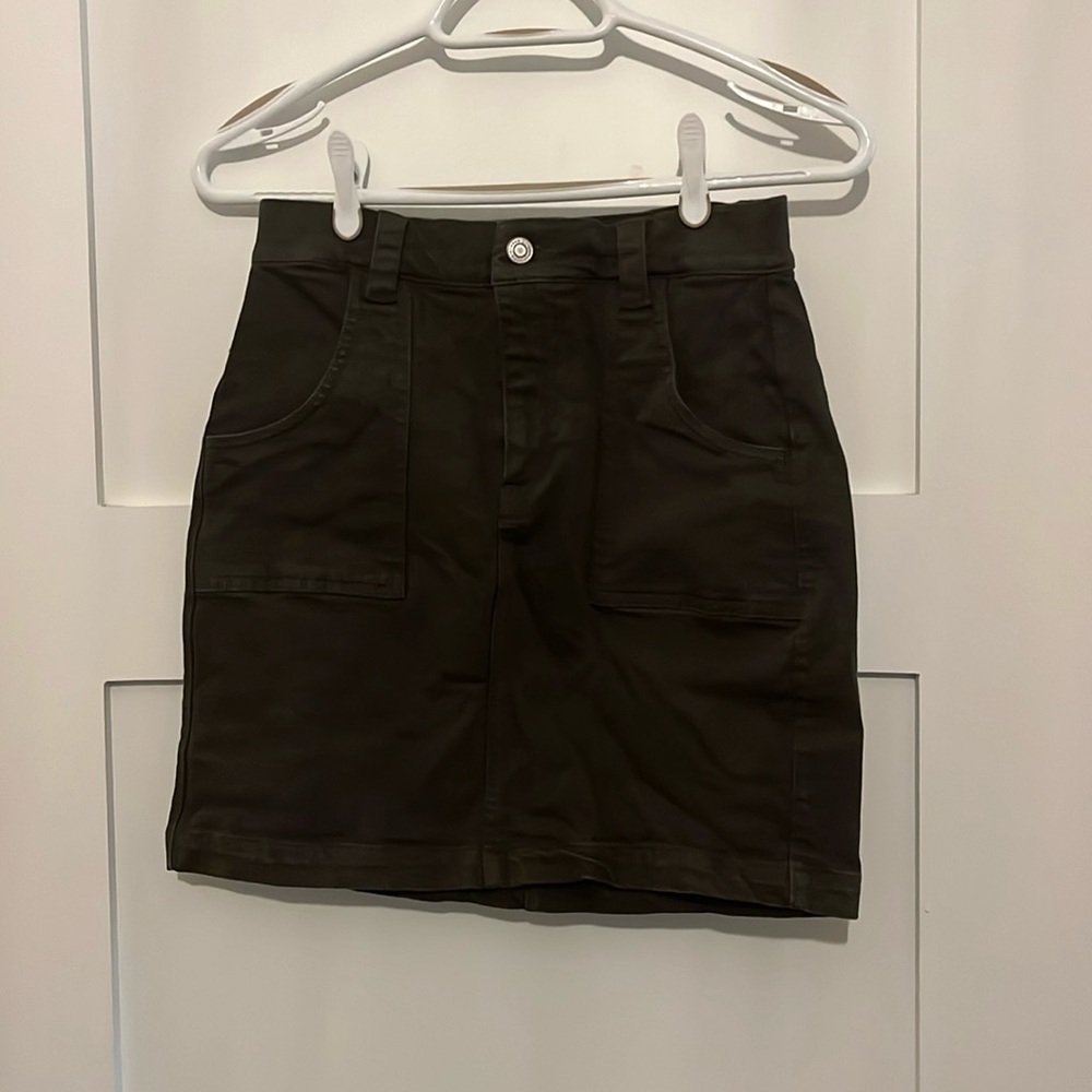 Dynamite Grey Khaki Cargo Skirt